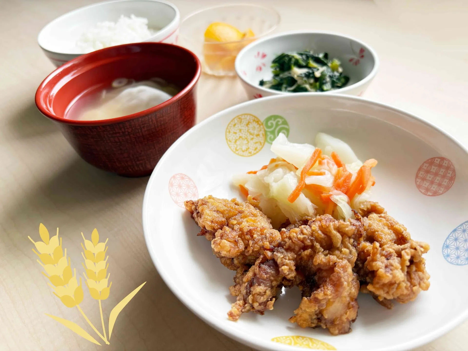 病院食の小麦粉が「うきはん小麦」になりました！